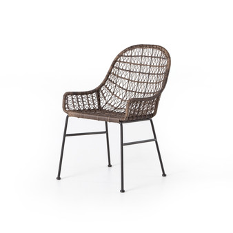 Bandera Outdoor Dining Chair Low Arm-Grey