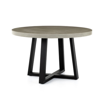 Cyrus Round Dining Table-48"-Grey