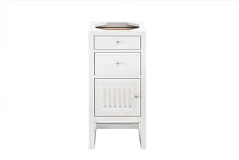 Athens 15" Cabinet w/ Drawers & Door, Glossy White