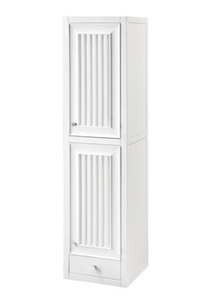 Athens 15" Tower Hutch - Right, Glossy White
