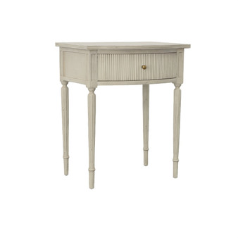 Magdalin Side Table, Cream