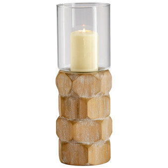 Hex Nut Candleholder | Natural Wood - Large