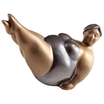 Yoga Betty Sculpture | Bronze and Black