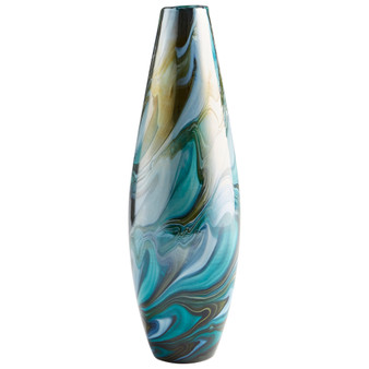 Chalcedony Vase | Multi-Colored Blue - Medium