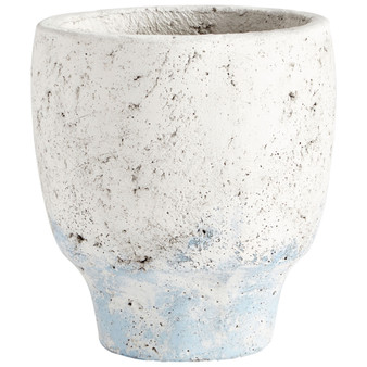 Venice Planter | Antique White and Blue - Small