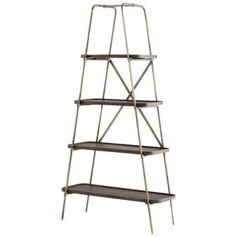 Fortress Etagere | Raw Iron and Grey