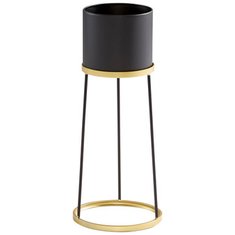 Liza Planter | Gold and Black - Large