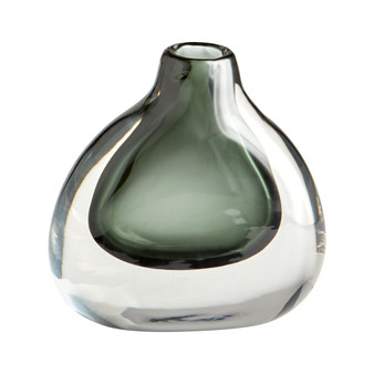 Moraea Vase | Grey and Clear - Large