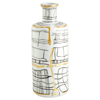 Lindus Vase | Black and White - Small