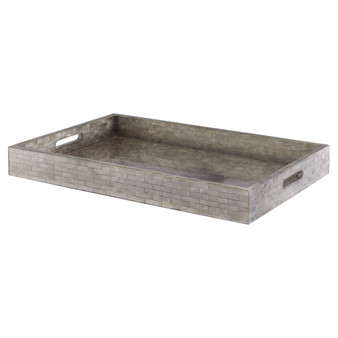 Triton Rectangle Tray Designed by J. Kent Martin | Smoke - Large