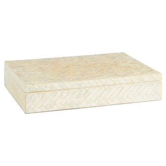 Triton Rectangle Box Designed by J. Kent Martin | Pearl - Large