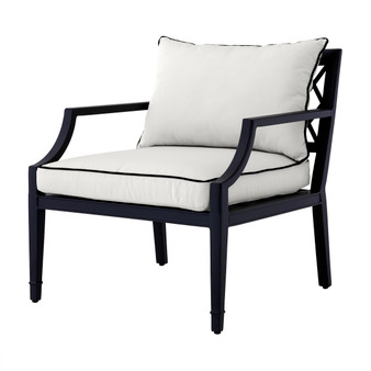 Outdoor Chair Bella Vista Black/Sunbrella Canvas