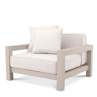 Outdoor Chair Cap-Antibes Sand/Sunbrella Canvas