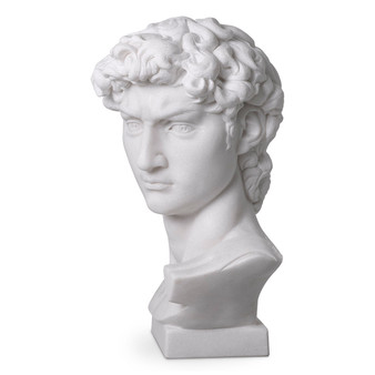 Head David White Marble