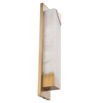 Wall Lamp Scilla Antique Brass Finish/Alabaster