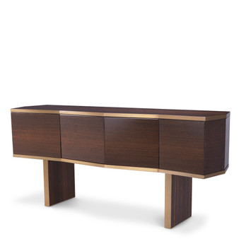 Dresser Xenon Eucalyptus Veneer/Brushed Brass Finish