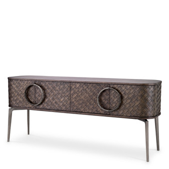 Dresser Nilsson Oak Veneer Bronze Finish