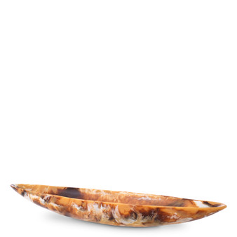Bowl Mood Long Orange Swirl
