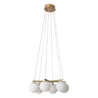 Chandelier Morro Antique Brass Finish