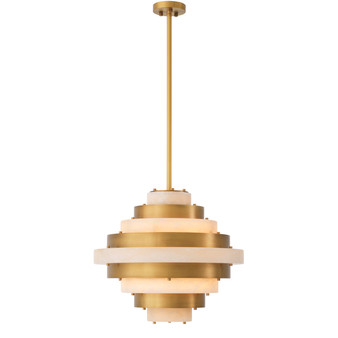 Chandelier Lazzari Antique Brass Finish