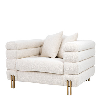 Chair York Bouclé Cream