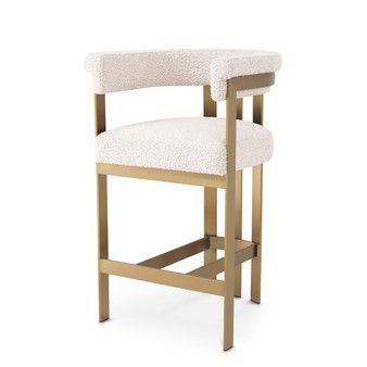 Counter Stool Clubhouse Bouclé Cream