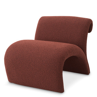 Chair Vignola Bouclé Rouge
