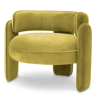 Chair Chaplin Savona Vintage Green Velvet