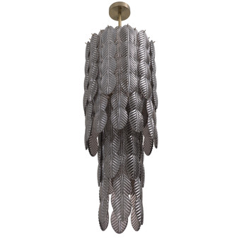 Chandelier Sahure L Brushed Brass Finish
