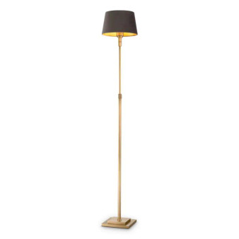 Floor Lamp Tryon Brushed Brass Finish