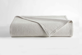Herringbone Blanket  White/Taupe King