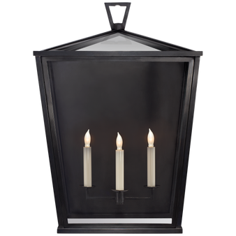 Darlana Large 3/4 Lantern in Bronze
