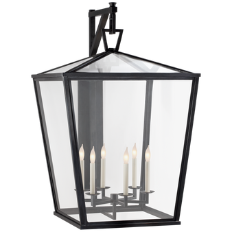 Darlana Grande Bracket Lantern in Bronze