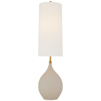 Loren Large Table Lamp in Natural Shell with Linen Shade