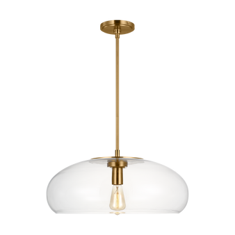 Largo Extra Large Pendant, Burnished Brass