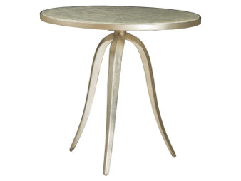 Capiz Round End Table