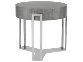Iridium Round End Table