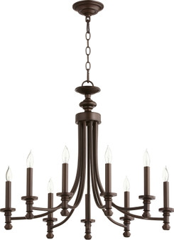Rossington 9 Light Chandelierelier - Bronze