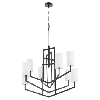 Bolivar 8 Light Chandelier - Black