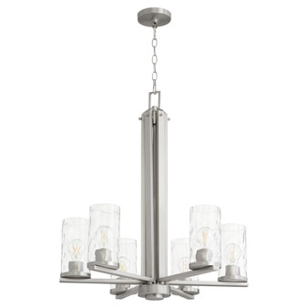 Steinway 6 Light Chandelier - Nickel