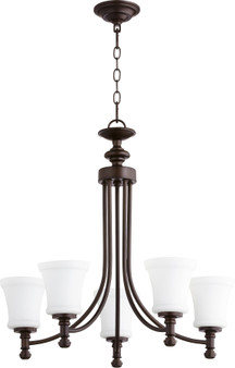 Rossington 5 Light Chandelier - Bronze