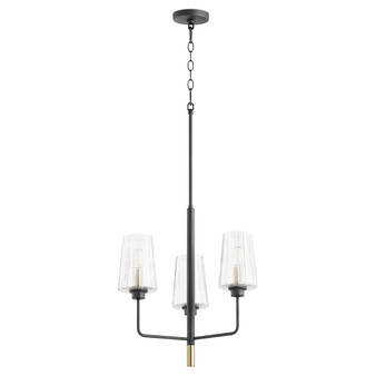 Dalia 3 Light Chandelier - Black