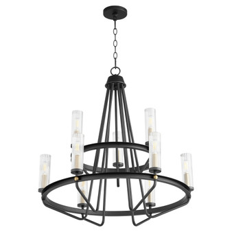 Empire 6+3 Chandelier - Black