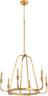 Marquee 6 Light Chandelier - Gold