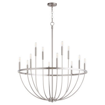 Tribute 12 Light Chandelier - Nickel