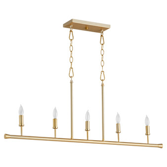 Harmony 5 Light Linear - Brass
