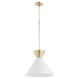 Beldar Opal Pendant - Brass