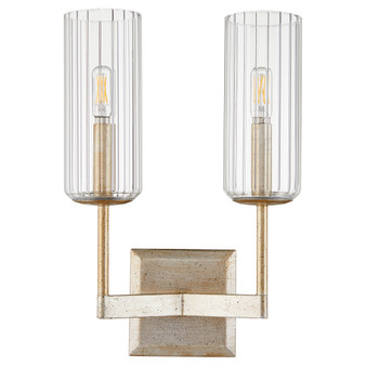 Merrick 2 Light Wall Mount - Silver