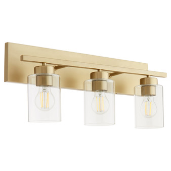 Carter 3 Light Vanity - Brass