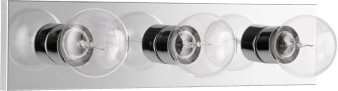 3 Light Vanity Strip - Chrome